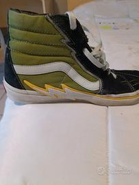 scarpe Vans unisex Verdi gialle 44 