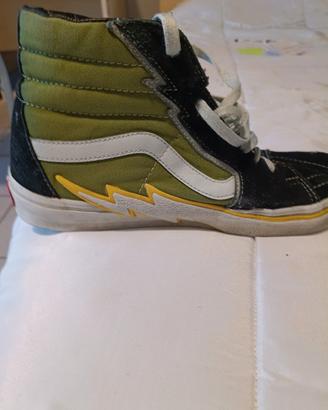 scarpe Vans unisex Verdi gialle 44 