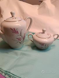 Zuccheriera e caffettiera/teiera