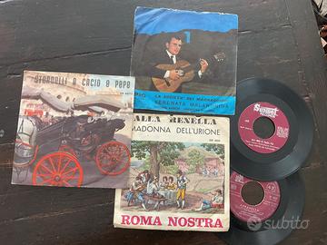 Dischi 45 stornelli romani