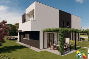 Tencarola: nuova bifamiliare con giardino