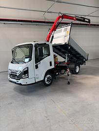 ISUZU M21 NUOVO GRU FASSI F30 E RIBALTABILE