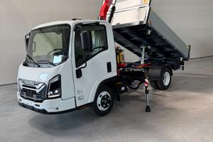 ISUZU M21 NUOVO GRU FASSI F30 E RIBALTABILE