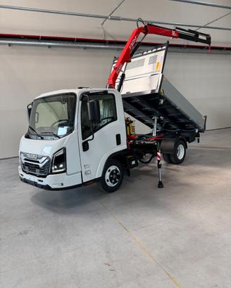 ISUZU M21 NUOVO GRU FASSI F30 E RIBALTABILE