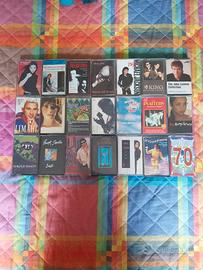 Lotto di 21 musicassette Pop-Rock internazionale