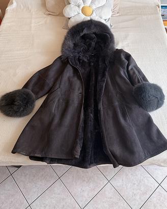 Giacca in vero montone con pelliccia (Original She