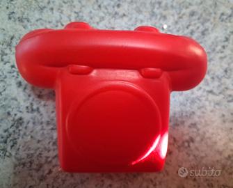 antistress morbido, a forma di telefono rosso