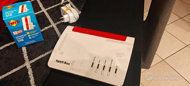 router modem Fritz BOX 7590 + REPEATER 310