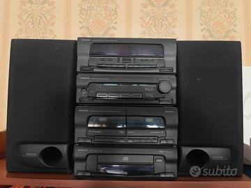 Impianto HiFi Kenwood A-B3L stereo cassette cd