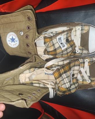 Scarpe Converse All Star Fold Down Alte - Olive