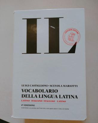 Vocabolario lingua Latina