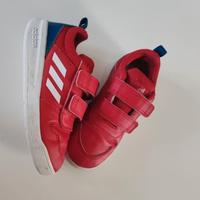Scarpe Adidas rosse 25,5