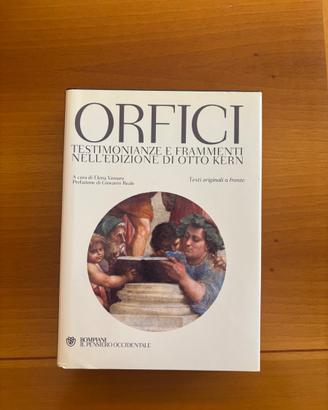 "Orfici. Testimonianze e frammenti" (Bompiani)