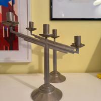 Coppia di candelabri razionalisti anni ’30 italia