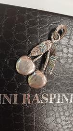 CHARM RASPINI CILIEGIE ARGENTO APRIBILE