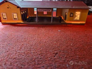 Arredo Per Plastico Ferroviario H0 Stazione Plotte