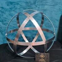 Genesa da 32cm alluminio argenteo con libretti uso