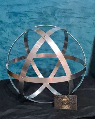 Genesa da 32cm alluminio argenteo con libretti uso