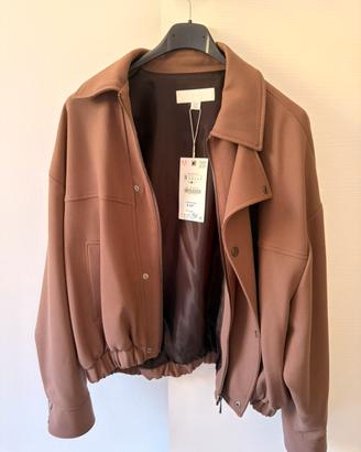 Giacca marrone taglia S, marca Zara