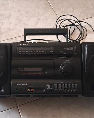 Radioregistratore Sony CFS-1035 - stereo vintage