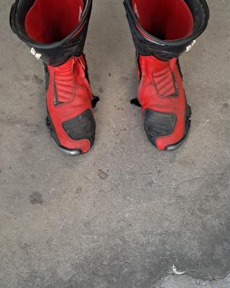 Stivali da moto TCX da pista, taglia 41.