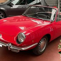 FIAT 850 SPORT SPIDER CON HARD-TOP IN TINTA.