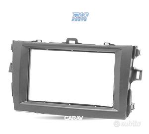 CORNICE NERA RADIO 2-DIN PER TOYOTA COROLLA 07-13