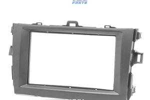 CORNICE NERA RADIO 2-DIN PER TOYOTA COROLLA 07-13