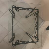 Tavolino di ferro battuto della sia