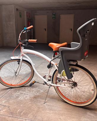 Bicicletta bianca unieuro