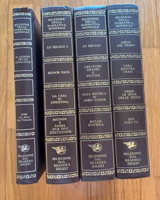 4 libri Selezione narrativa mondiale da collezione