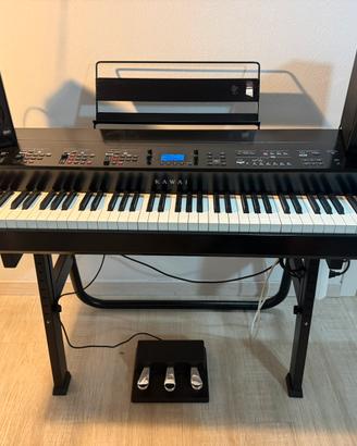 Kawai MP911SE , supporto, sgabello e casse pream.