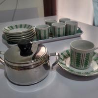 Servizio da caffè vintage con zuccheriera