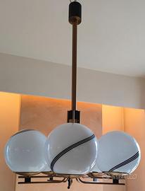 Lampadario swirl anni 50/60