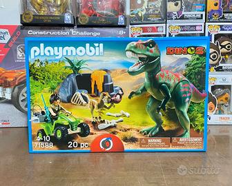 Playmobil dinosauro T-Rex attacca 24,5x38 cm