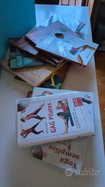Lotto Libri/DVD Yoga, Pilates, Benessere
