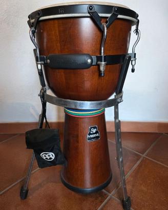 Djembè Meinl 12" Floatune legno ottime condiz.
