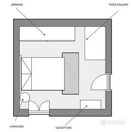 Stanza singola con bagno privato-leopoldo
