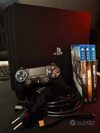 Kit PlayStation 4 - PS4 Pro 1TB + Pad + 3 Giochi
