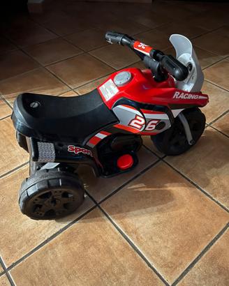 Moto elettrica a batteria per bambini piccoli