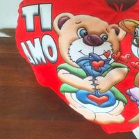 cuscino a forma di cuore ti amo 