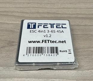 FETtec 4in1 ESC 45A SIGILLATO + Spike-Absorber FPV