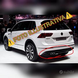 diffusore paraurti Tiguan 2017 NUOVO 