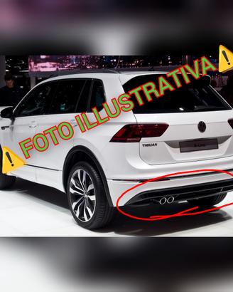 diffusore paraurti Tiguan 2017 NUOVO 