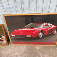Quadro Ferrari Testa rossa originale anni 80