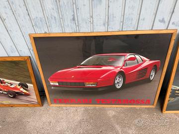 Quadro Ferrari Testa rossa originale anni 80