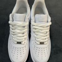 Nike Air Force 1 07 Low-Top, Bianco, Taglia 43