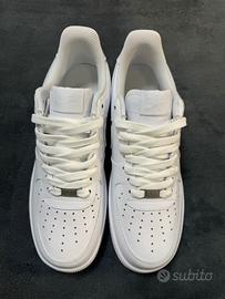Nike Air Force 1 07 Low-Top, Bianco, Taglia 43