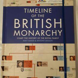 Libro in lingua inglese sulla monarchia britannica