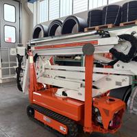 Piattaforma aerea ragno cingolata ra15 easy lift